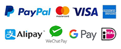 Payment with credi card and PayPal