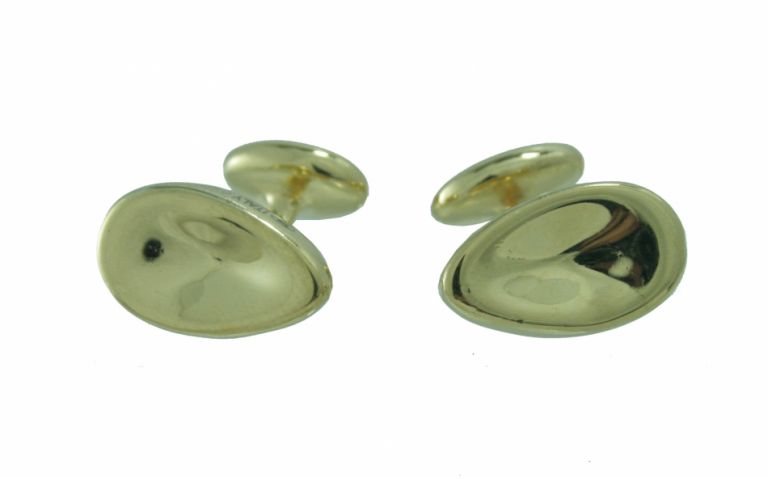 CUFFLINKS DROP IN STERLING SILVER GOLD PLATED