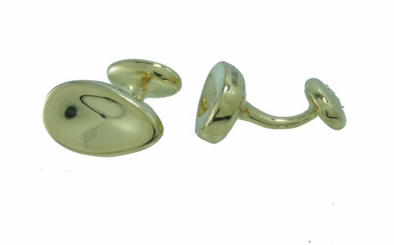 CUFFLINKS DROP IN STERLING SILVER GOLD PLATED