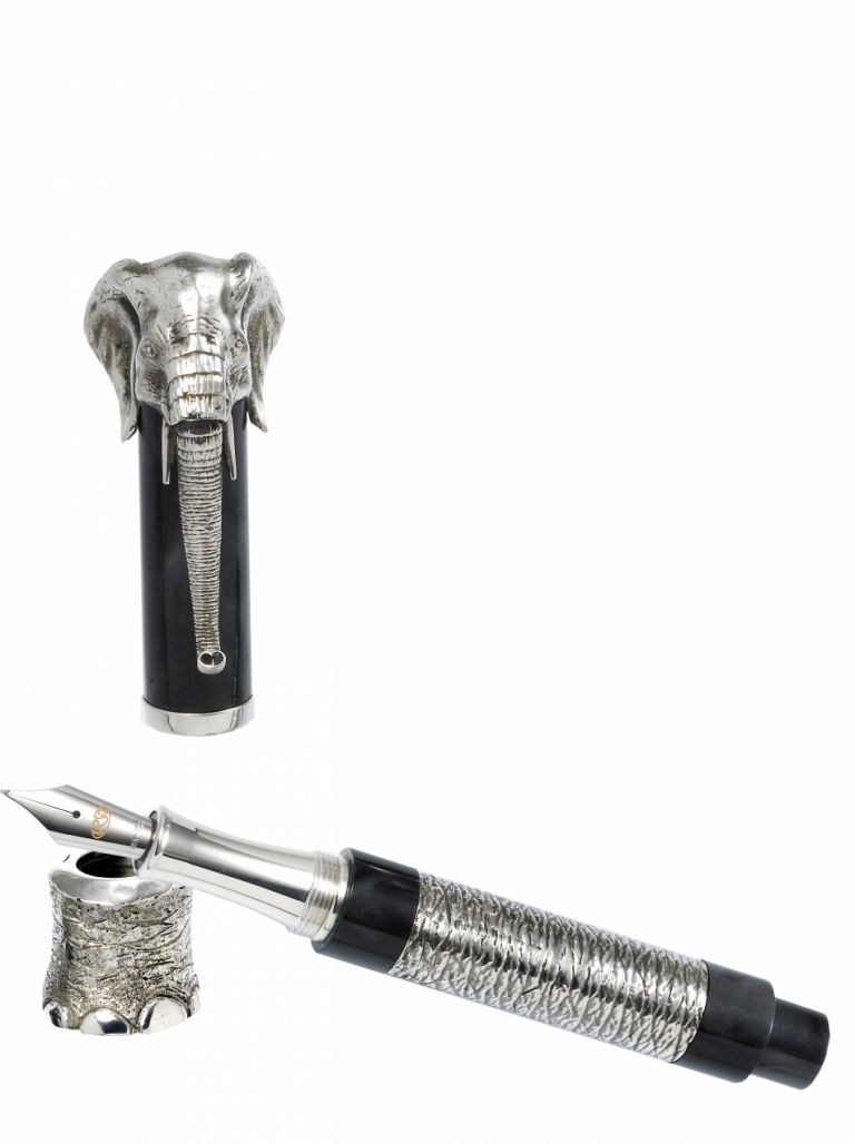 FOUNTAIN PEN ELEPHANT  IN STERLING SILVER