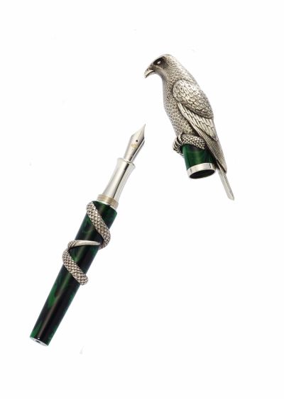 FOUNTAIN PEN FALCON STERLING SILVER 925