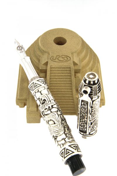 FOUNTAIN PEN QUETZALCOATL (AZTEC CIVILIZATION) SILVER