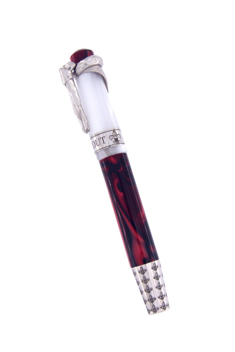 FOUNTAIN PEN SCOUT IN STERLING SILVER AND PALLADIUM ANTIOXIDANT