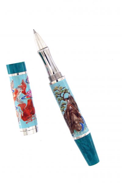 ROLLER BALL KOI SILVER 925 TURQUOISE