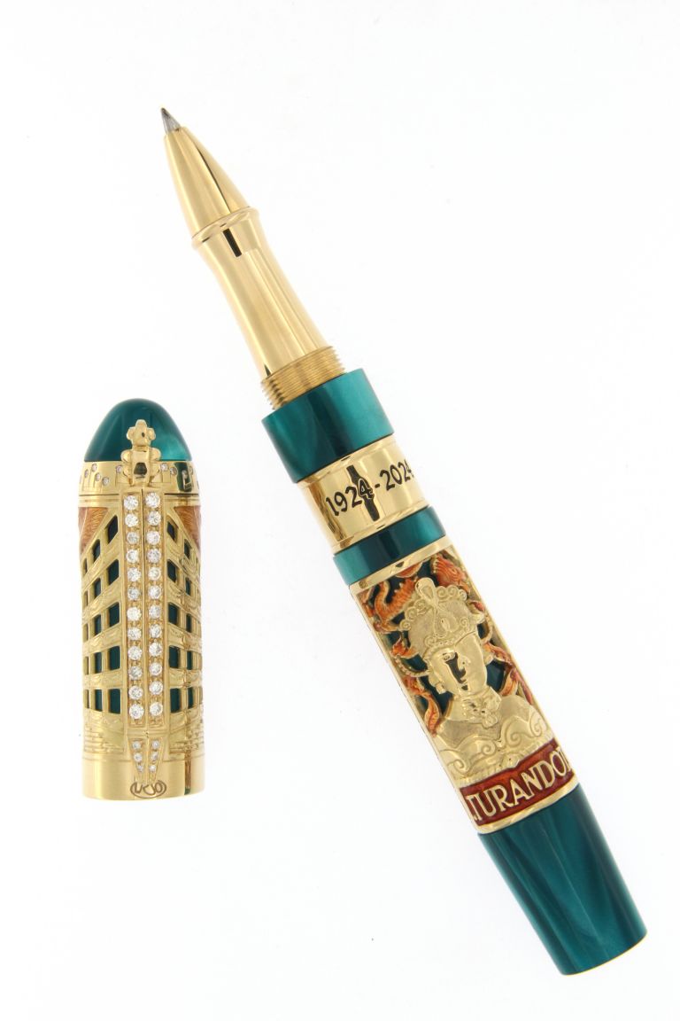 GIACOMO PUCCINI GOLD 18KT  ROLLER  MADAMA BUTTERFLY  -  TURANDOT