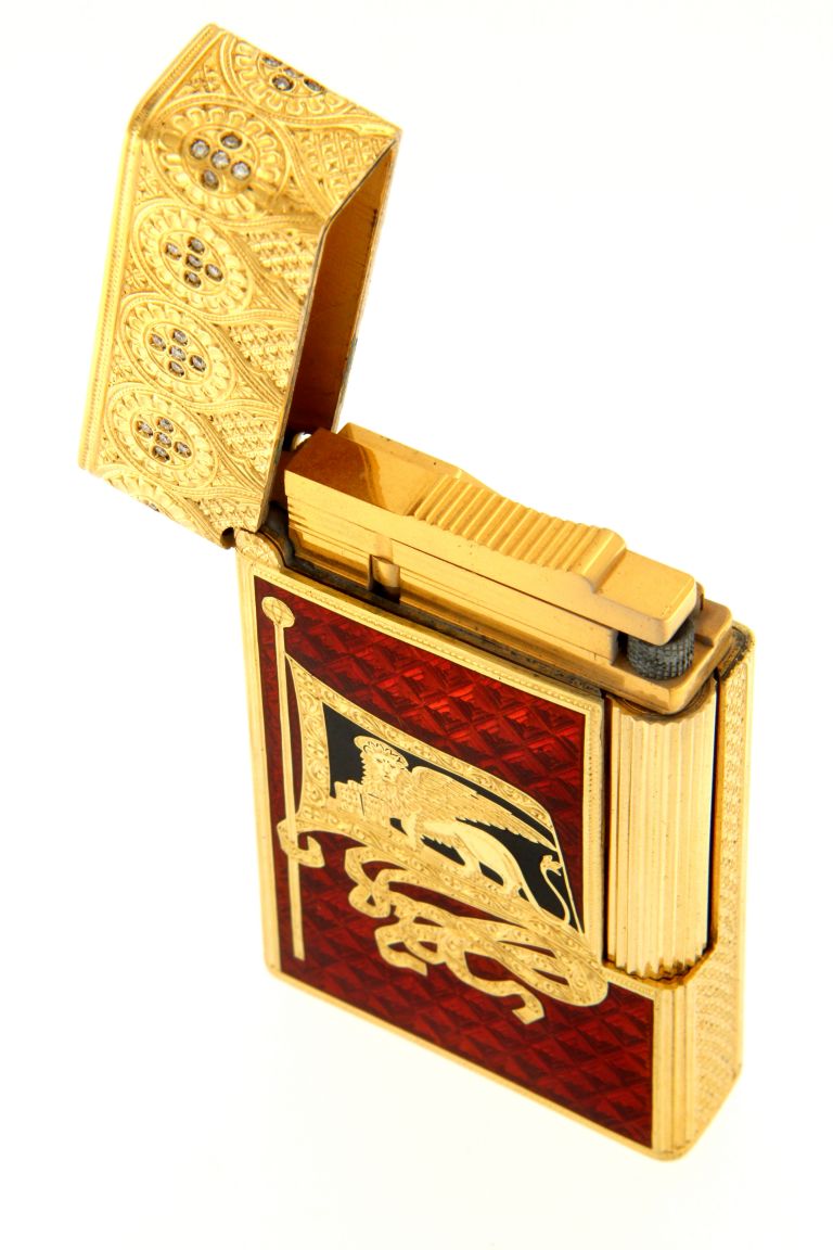 VENICE IN YELLOW SOLID GOLD 18 KT AND DIAMONDS UNIQUE PIECE