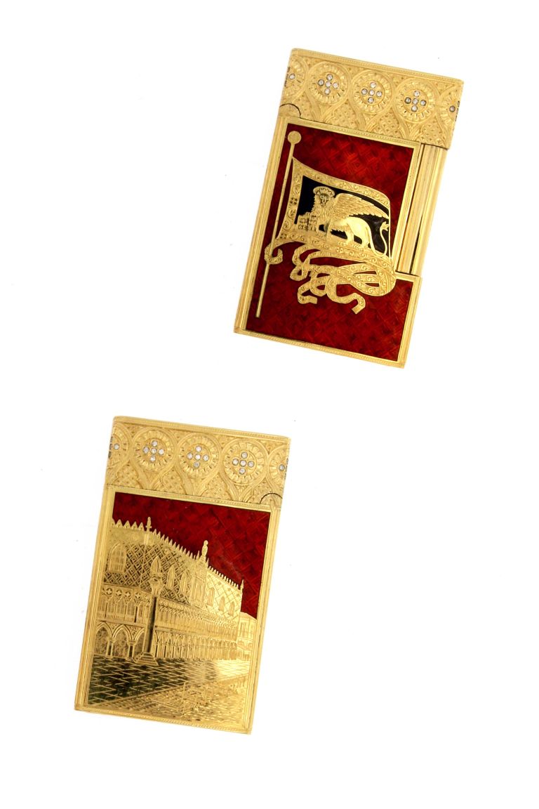 VENICE IN YELLOW SOLID GOLD 18 KT AND DIAMONDS UNIQUE PIECE