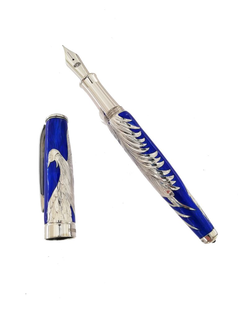 FOUNTAIN PEN PHOENIX BLUE ENAMELS