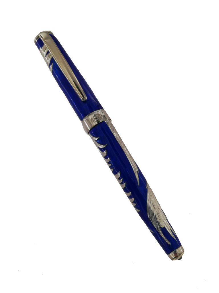 FOUNTAIN PEN PHOENIX BLUE ENAMELS