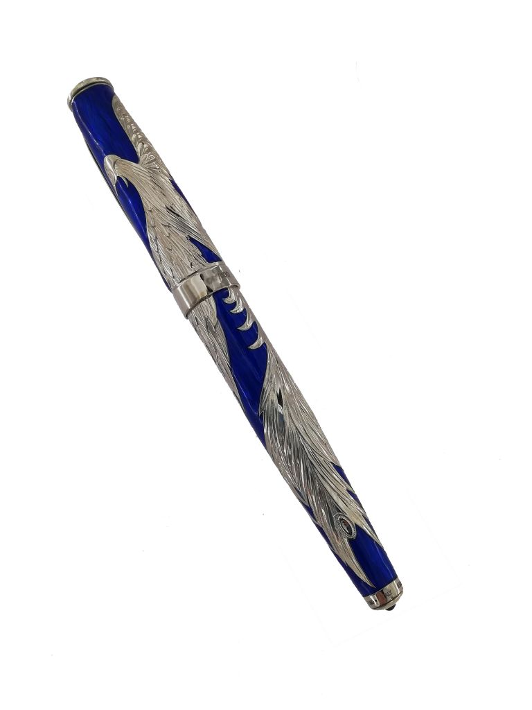 FOUNTAIN PEN PHOENIX BLUE ENAMELS