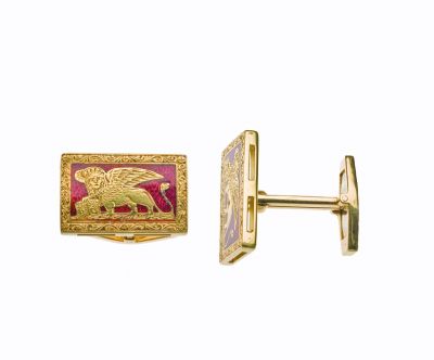 CUFFLINKS VENICE IN YELLOW GOLD 18KT URSO