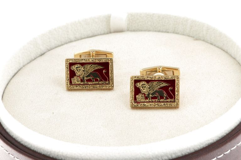 CUFFLINKS VENICE IN YELLOW GOLD 18KT