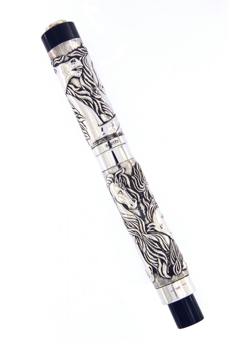 Fountain pen Horse Collection in sterlin silver