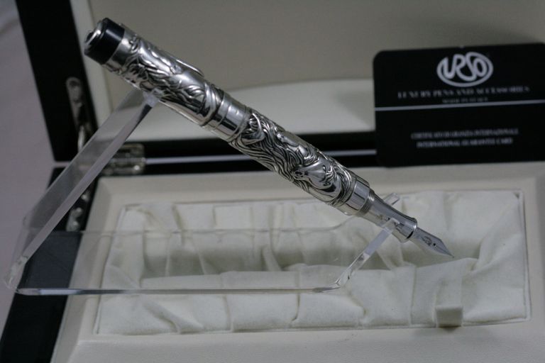 Fountain pen Horse Collection in sterlin silver