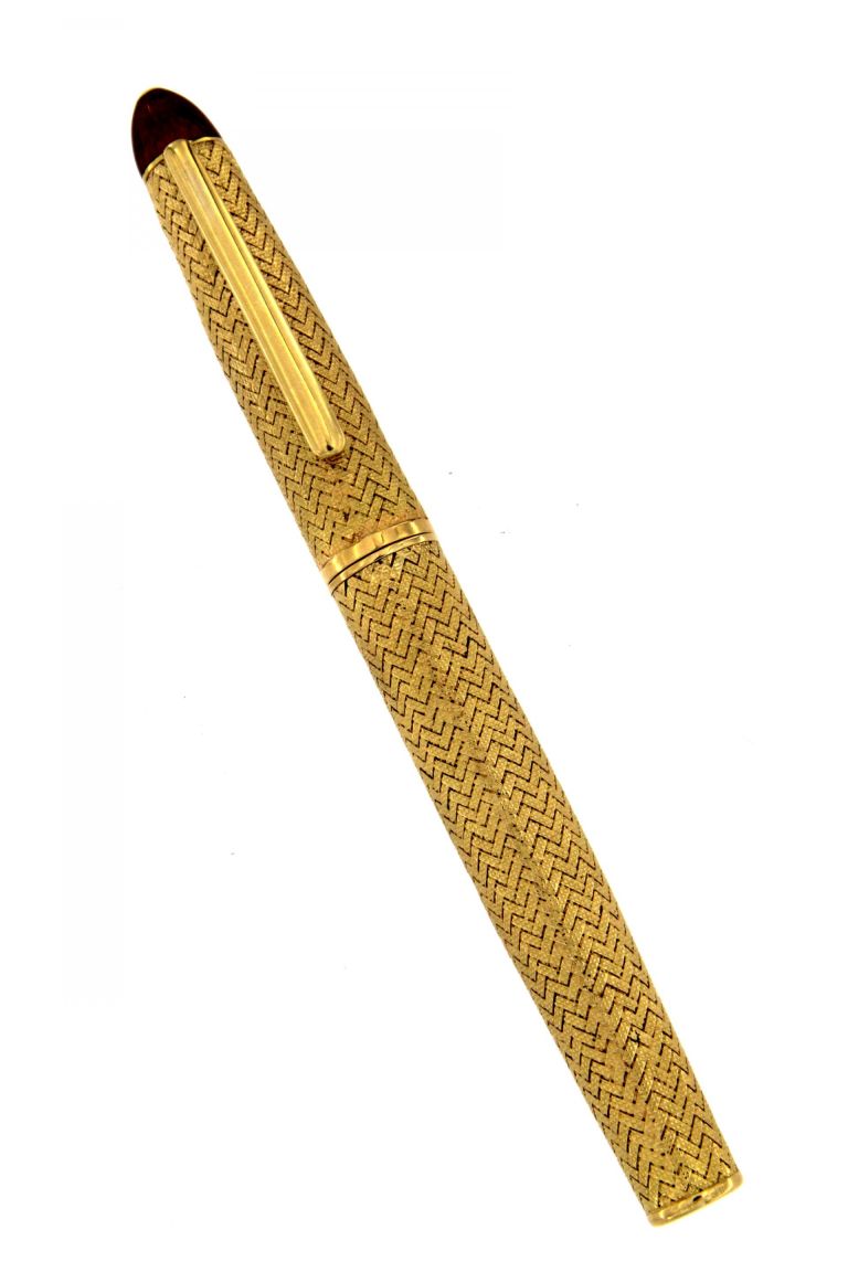 FOUNTAIN PEN TIZIANO IN YELLOW SOLID GOLD 18KT