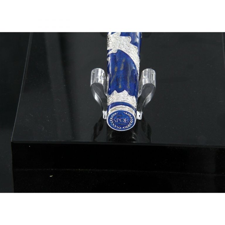 FOUNTAIN PEN  THE TWO EMPIRES ENAMELS LIKE LAPIS