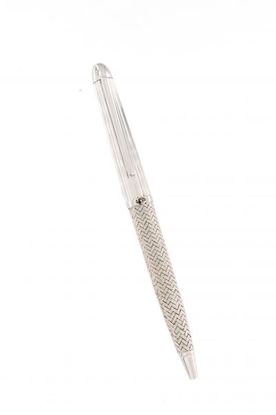 ATHENA PEN IN WHITE SOLID GOLD 18 kt