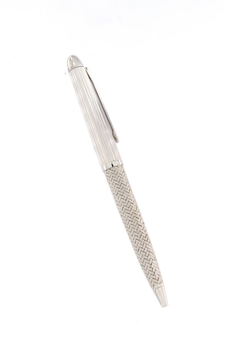 ATHENA PEN IN WHITE SOLID GOLD 18 kt