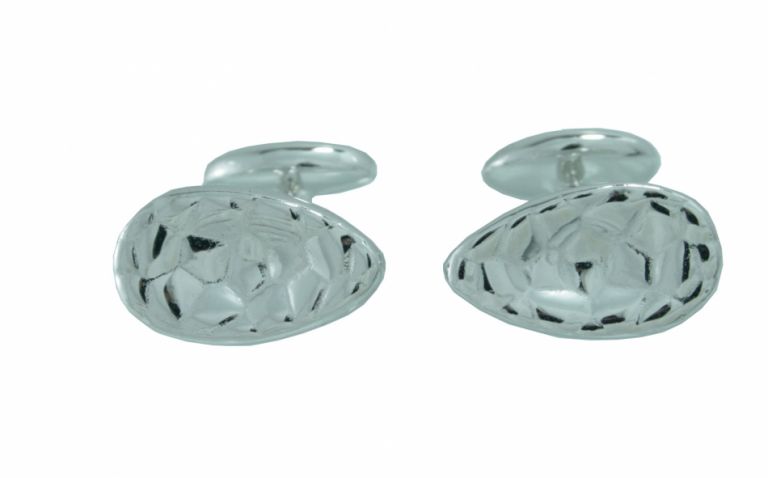 CUFFLINKS CROCOS IN STERLING SILVER